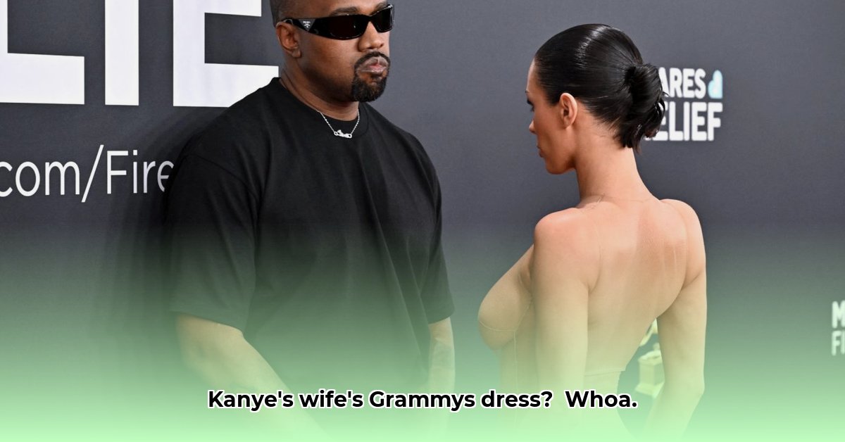 kanye-west-wife-grammys-2025-video